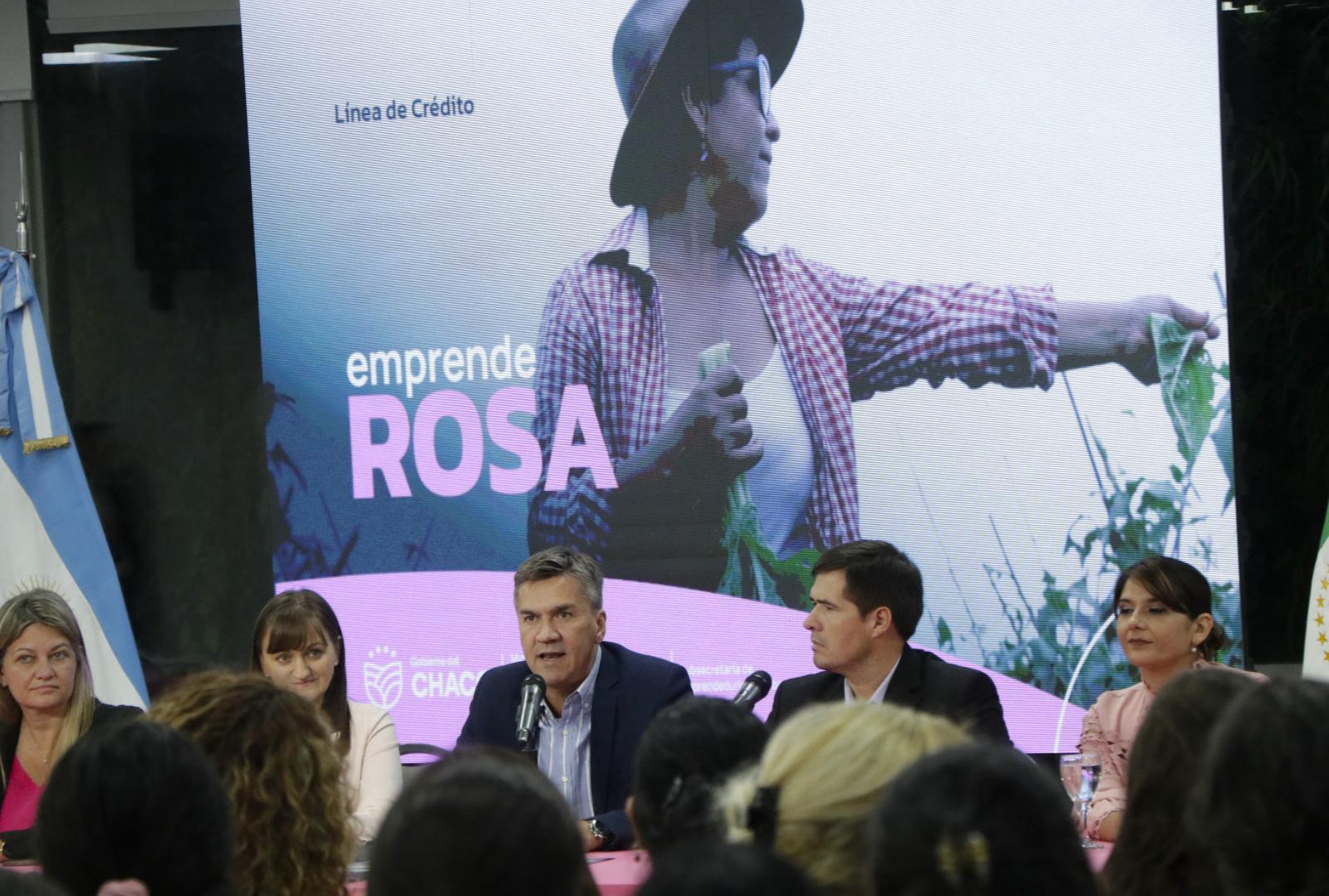 *EL GOBERNADOR LANZÓ “EMPRENDE ROSA”, UNA HERRAMIENTA FINANCIERA DESTINADA A EMPRENDEDORAS*