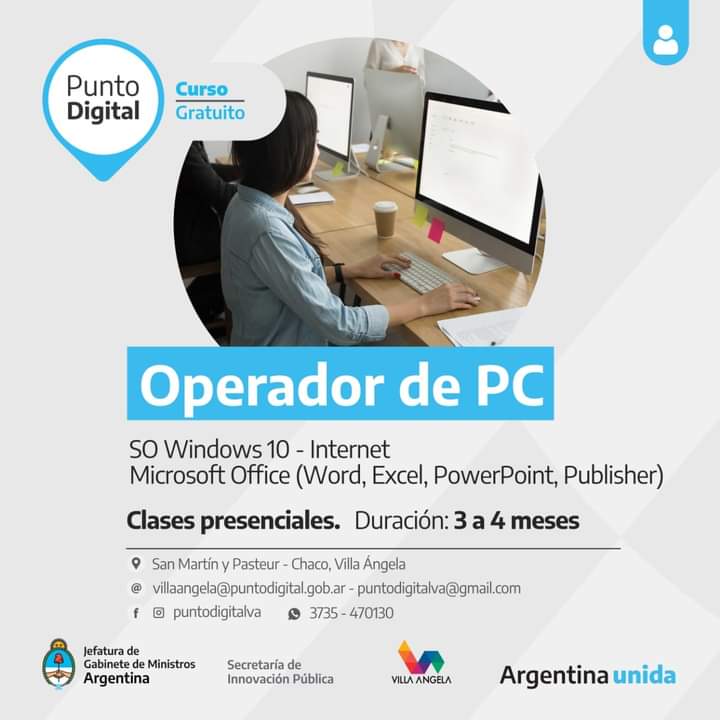 EL PUNTO DIGITAL ABRIÓ LAS INSCRIPCIONES 2022 PARA LOS CURSOS GRATUITOS 