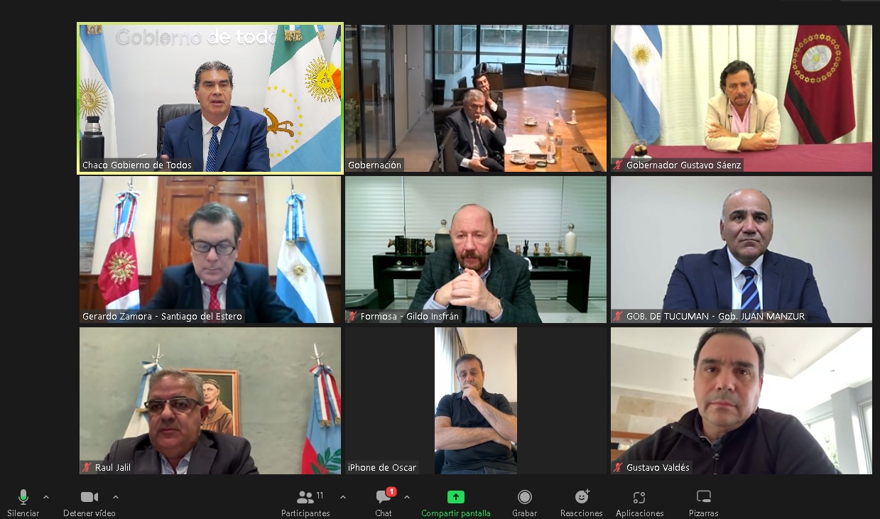 *CAPITANICH PARTICIPÓ DE UNA NUEVA REUNIÓN DE LOS GOBERNADORES DEL NORTE GRANDE*