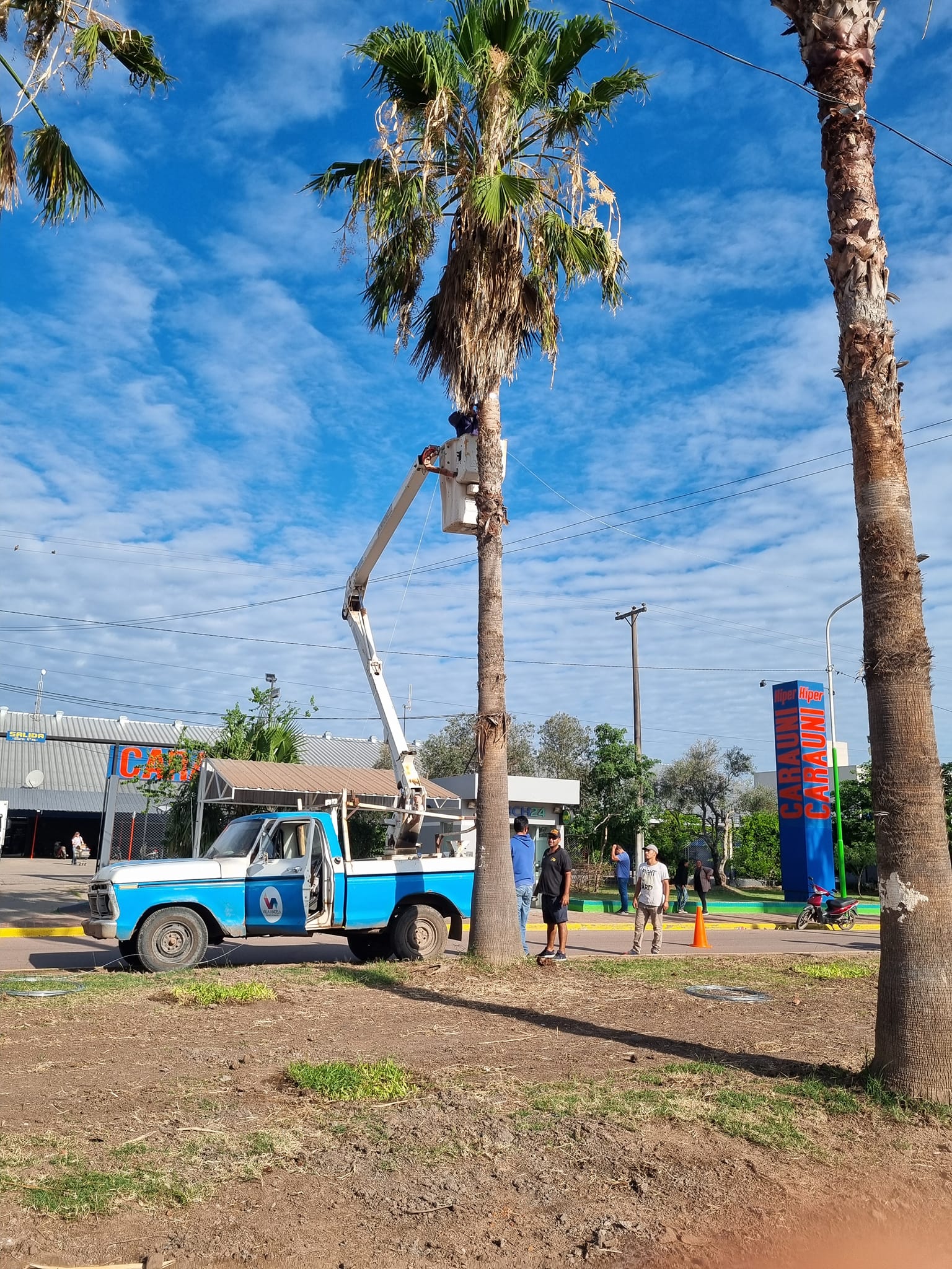 AVANZAN LOS TRABAJOS INTEGRALES EN EL PASEO LUIS LANDRISCINA