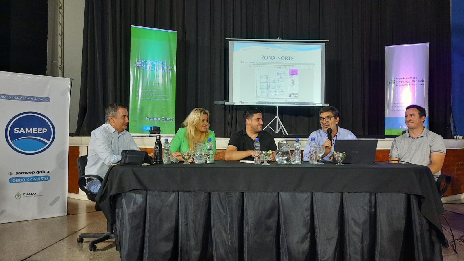 SAMEEP PRESENTÓ LA OBRA DE RED DISTRIBUIDORA DE AGUA POTABLE EN GENERAL PINEDO