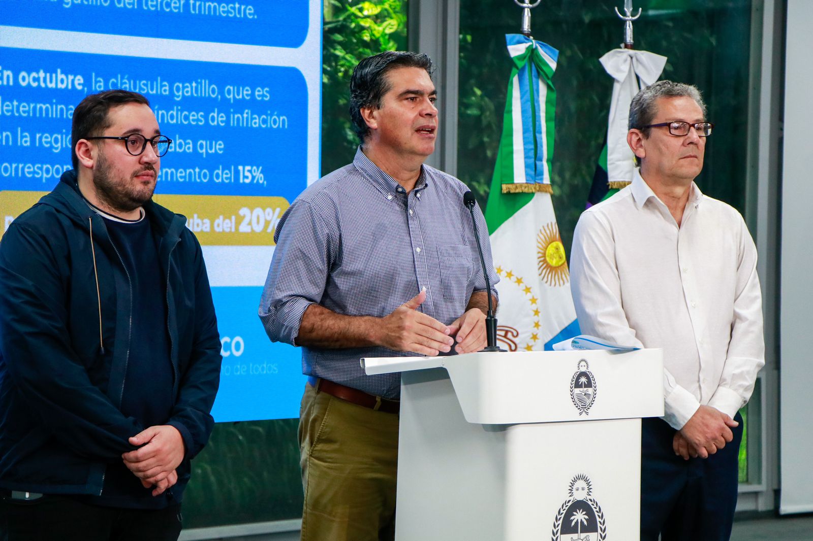 Chaco es la única provincia que sostiene la aplicación de la cláusula gatillo con el objetivo de que los sueldos superen la inflación. Además, anunciaron un plan de inclusión digital para el acceso a computad