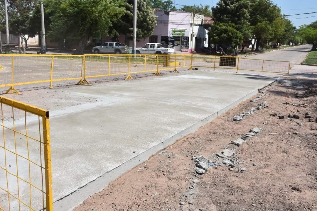 VILLA ANGELA :AVANZAN LAS OBRAS EN LA CIUDAD