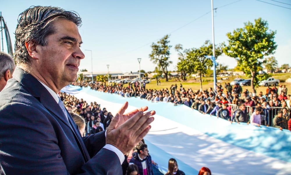 DÍA DE LA BANDERA: CAPITANICH ENCABEZÓ EN LA CLOTILDE EL ACTO CENTRAL EN HOMENAJE AL GENERAL MANUEL BELGRANO