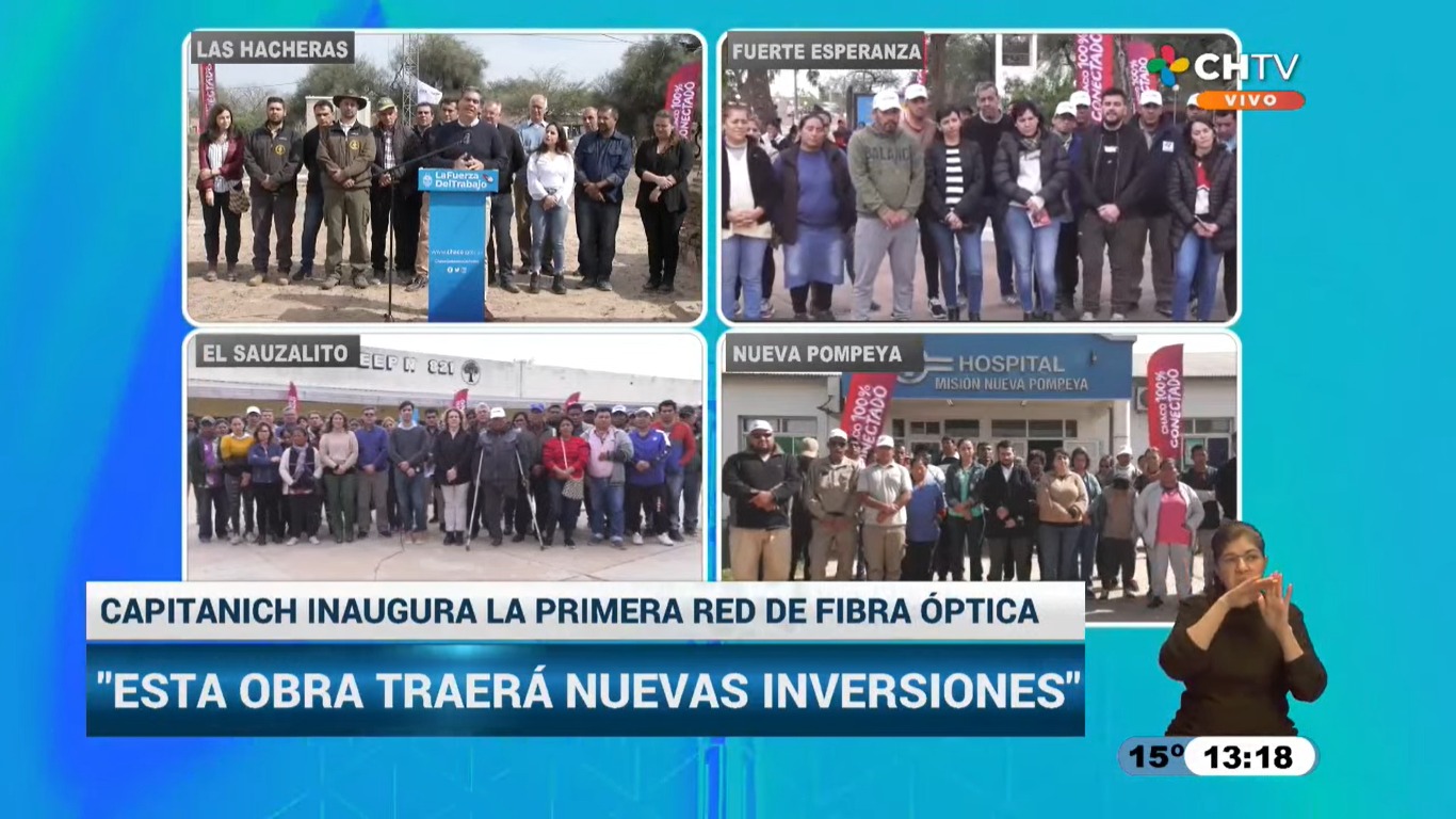 *Llegó el internet a El Impenetrable: “Este es el verdadero cambio”, aseguró Capitanich*