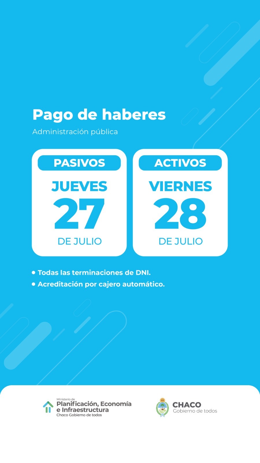 CON NUEVOS AUMENTOS, EL GOBIERNO PAGA SALARIOS ESTE JUEVES Y VIERNES