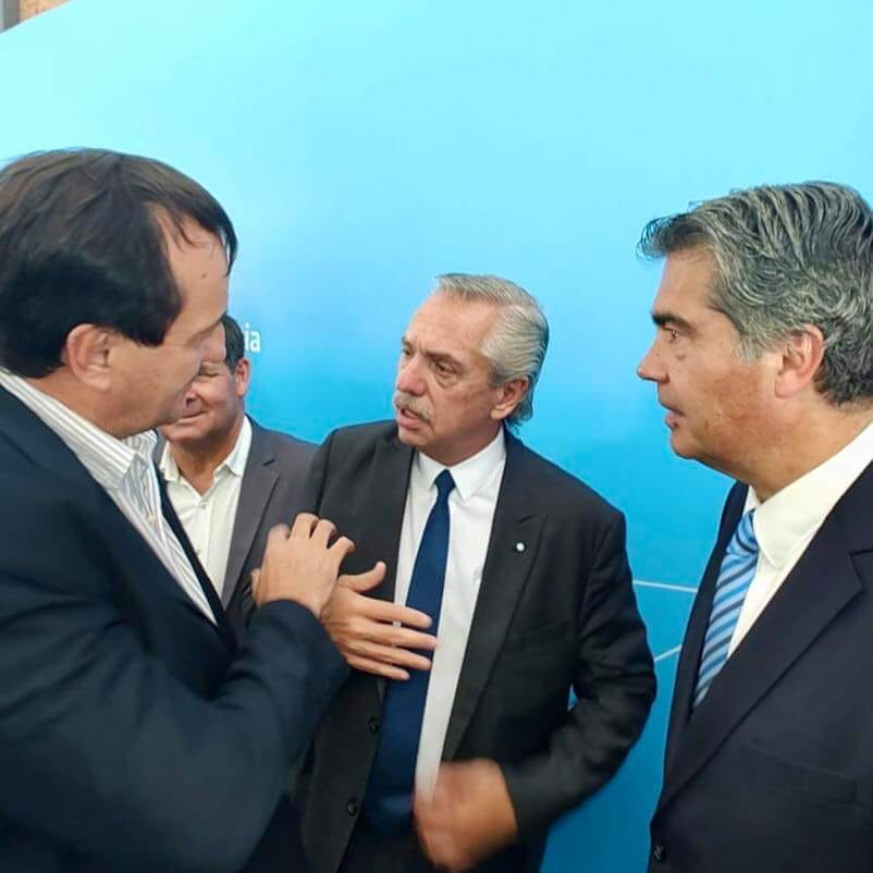 ENRRY FUERTES PRESENTÓ EL PROYECTO DE UNIVERSIDAD EBEN -EZER AL PRESIDENTE ALBERTO FERNANDEZ