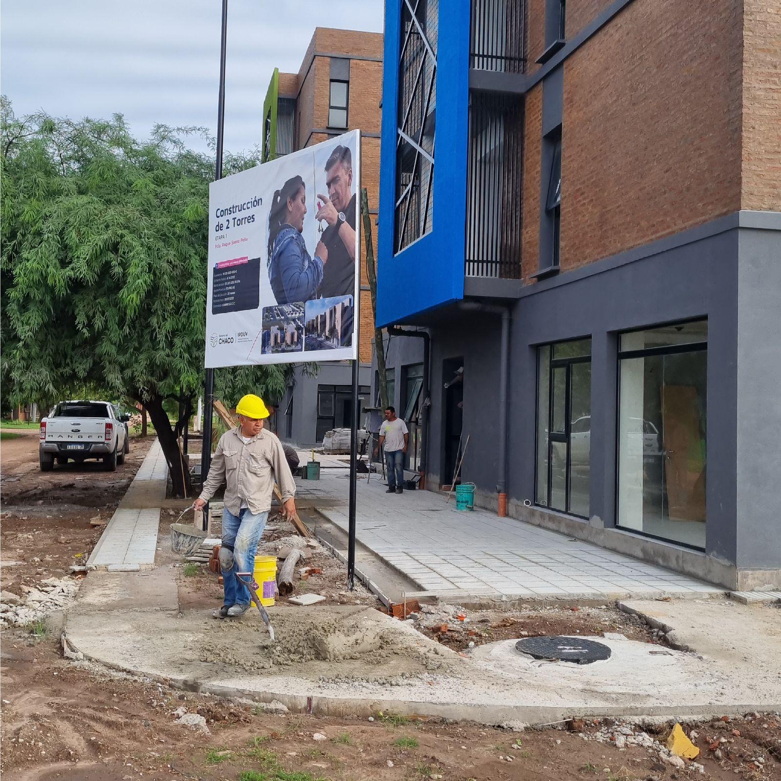 *SÁENZ PEÑA: OBRAS DE LOS EDIFICIOS, A PUNTO DE CONCLUIR*